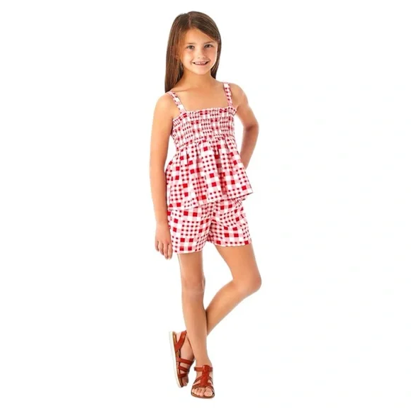 2-Piece Girls Tank & Short Set 4/5, 6, 7/8 - Picture 2 of 7